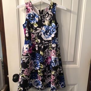 105. Floral Sleeveless Kids Dress size 7/8